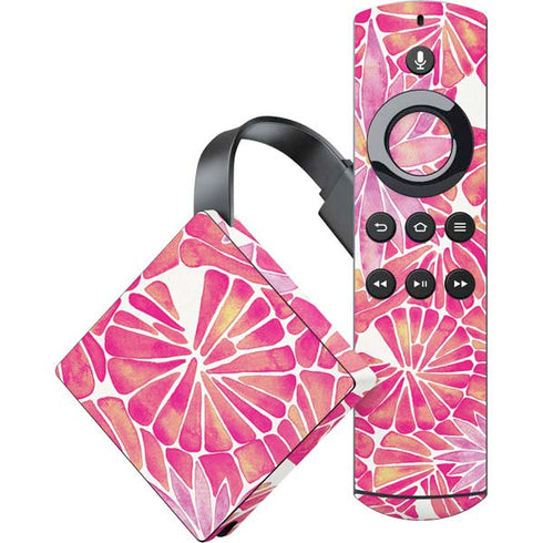 Pink Water Lilies by Cat Coq Amazon Fire TV Skin