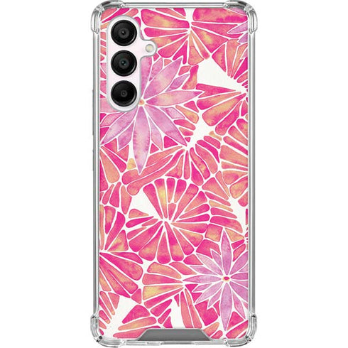Pink Water Lilies by Cat Coq Galaxy A16 5G Clear Case