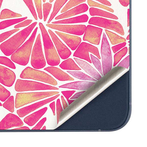 Pink Water Lilies by Cat Coq Galaxy A35 5G Skin