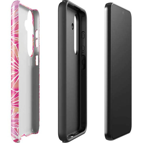 Pink Water Lilies by Cat Coq Galaxy S25 Impact Case