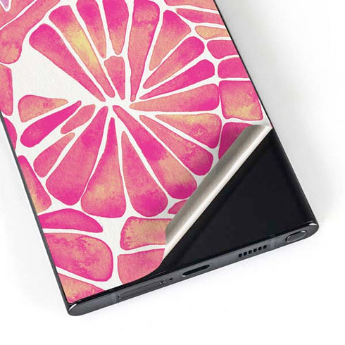 Pink Water Lilies by Cat Coq Galaxy S25 Ultra Skin