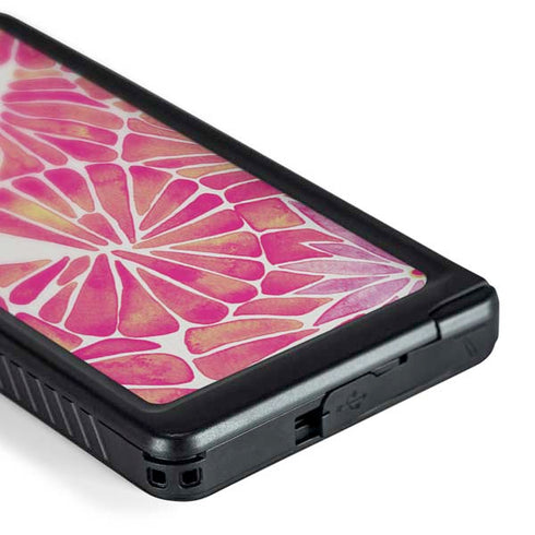 Pink Water Lilies by Cat Coq Galaxy S24 Ultra Waterproof Case