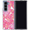 Pink Water Lilies by Cat Coq Galaxy Z Fold5 5G Clear Case