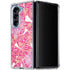 Pink Water Lilies by Cat Coq Galaxy Z Fold5 5G Clear Case