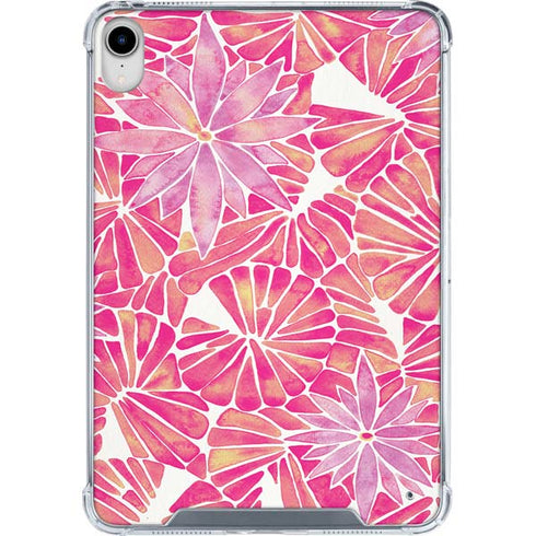Pink Water Lilies by Cat Coq iPad 11th Gen (2025) Clear Case