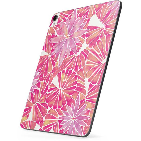 Pink Water Lilies by Cat Coq Apple iPad Pro Skin