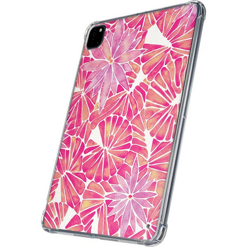 Pink Water Lilies by Cat Coq iPad Pro 11in (2024) Clear Case