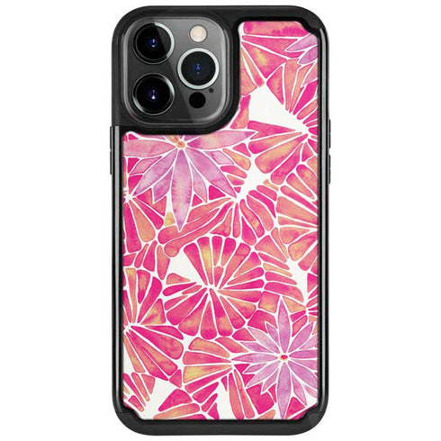 Pink Water Lilies by Cat Coq iPhone Cases