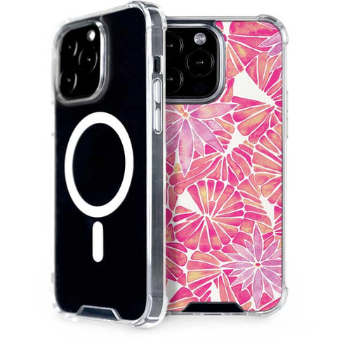 Pink Water Lilies by Cat Coq iPhone Cases