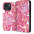 Pink Water Lilies by Cat Coq iPhone 15 Folio Case