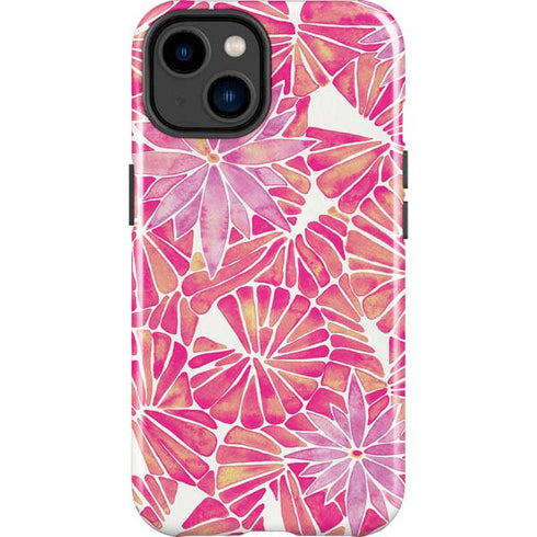 Pink Water Lilies by Cat Coq iPhone 15 Impact Case