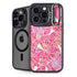 Pink Water Lilies by Cat Coq iPhone 15 Pro Max Kickstand Case