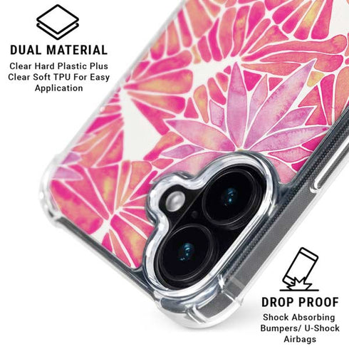 Pink Water Lilies by Cat Coq iPhone 16 MagSafe Case