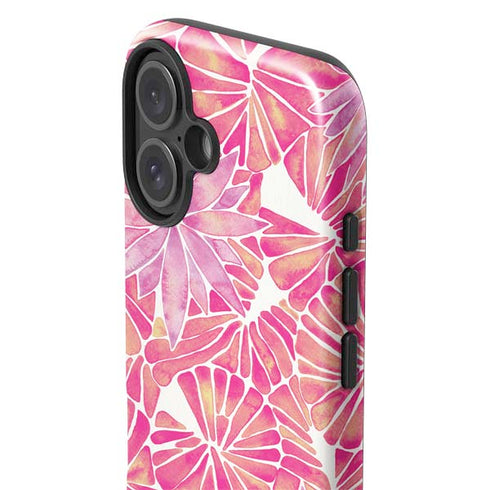 Pink Water Lilies by Cat Coq iPhone 16 Plus Impact Case