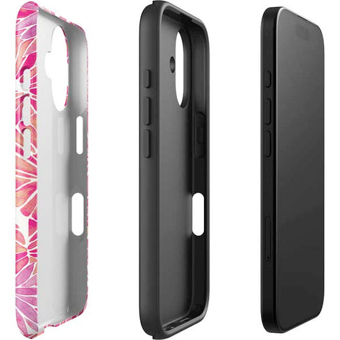 Pink Water Lilies by Cat Coq iPhone 16 Plus Impact Case