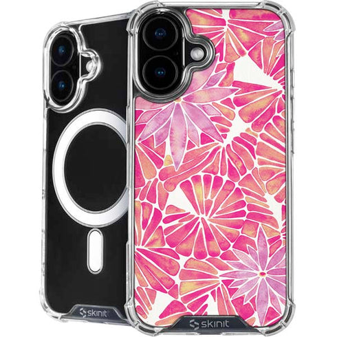 Pink Water Lilies by Cat Coq iPhone 16 Plus MagSafe Case