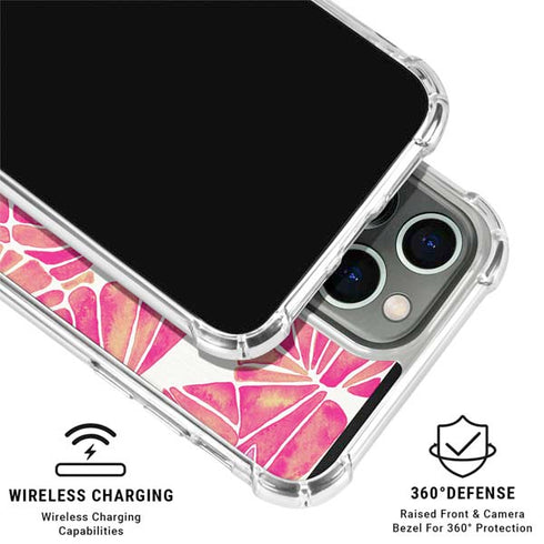 Pink Water Lilies by Cat Coq iPhone 16 Pro Clear Case