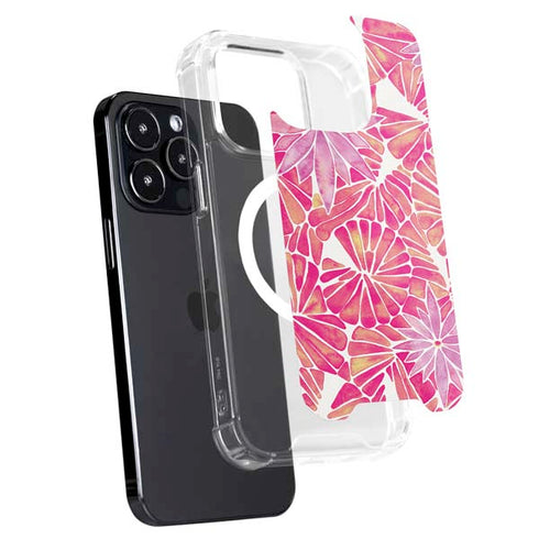Pink Water Lilies by Cat Coq iPhone 16 Pro MagSafe Case