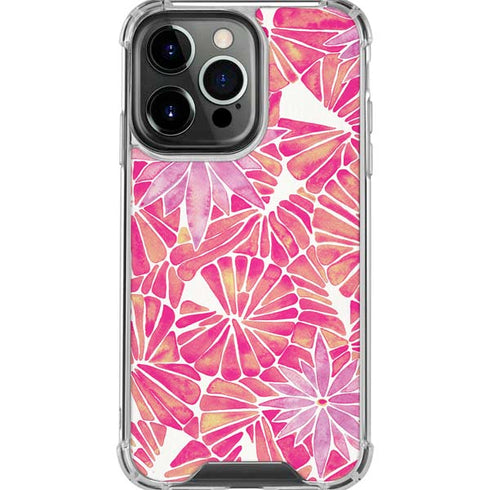 Pink Water Lilies by Cat Coq iPhone 16 Pro Max Clear Case