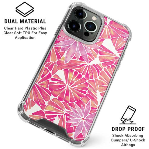 Pink Water Lilies by Cat Coq iPhone 16 Pro Max Clear Case