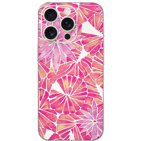 Pink Water Lilies by Cat Coq iPhone 16 Pro Skin