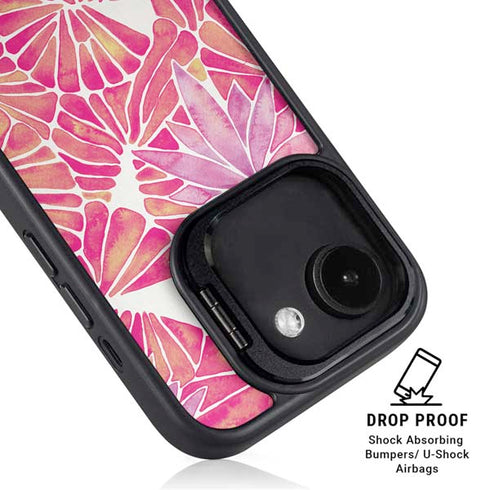 Pink Water Lilies by Cat Coq iPhone 16e Kickstand Case