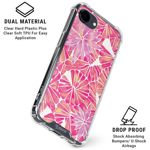 Pink Water Lilies by Cat Coq iPhone 16e Clear Case