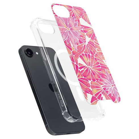 Pink Water Lilies by Cat Coq iPhone 16e MagSafe Case