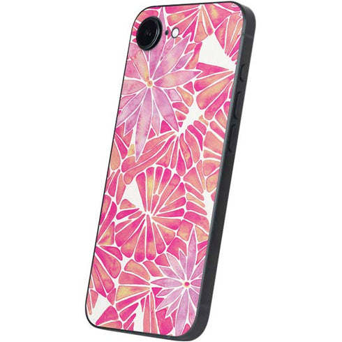 Pink Water Lilies by Cat Coq iPhone 16e Skin