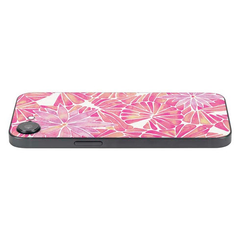 Pink Water Lilies by Cat Coq iPhone 16e Skin