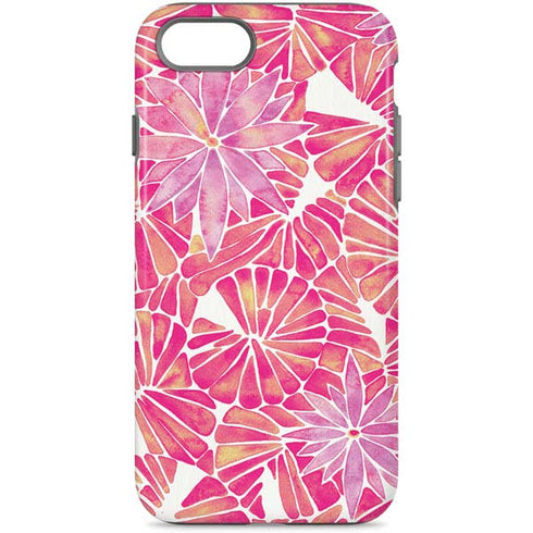 Pink Water Lilies by Cat Coq iPhone Cases