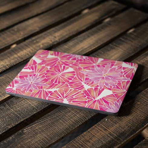 Pink Water Lilies by Cat Coq Apple MacBook Air Skin