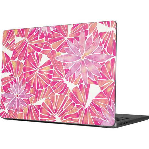 Pink Water Lilies by Cat Coq Apple MacBook Pro 14-inch Skin