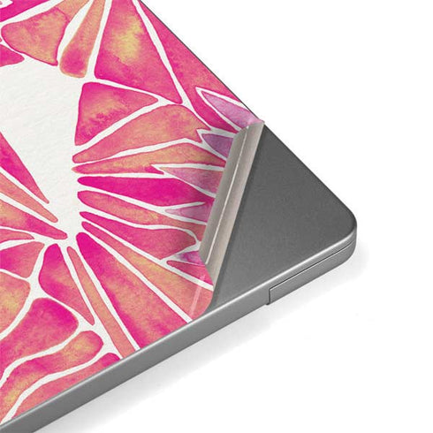 Pink Water Lilies by Cat Coq Apple MacBook Pro 14-inch Skin