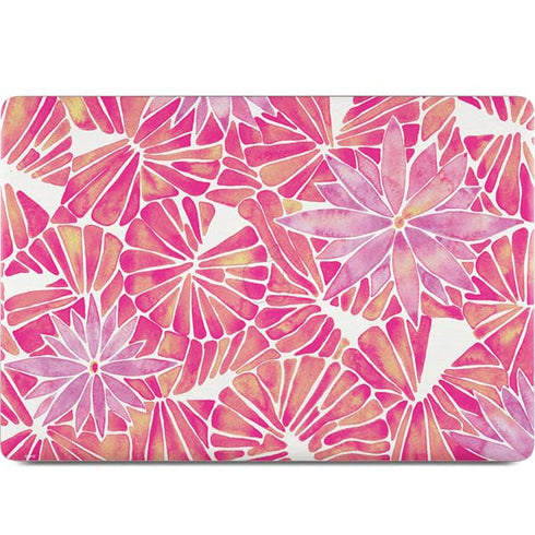 Pink Water Lilies by Cat Coq MacBook Skins
