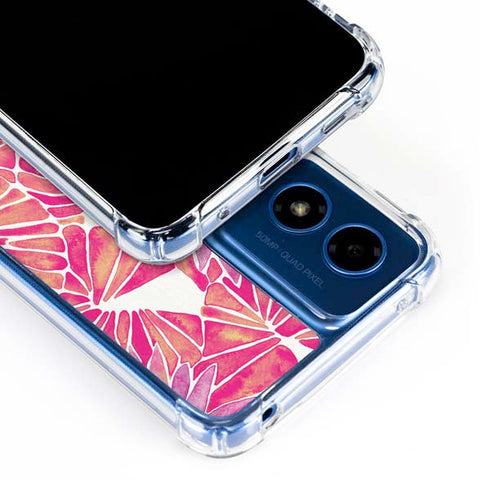 Pink Water Lilies by Cat Coq Moto G 5G (2024) Clear Case