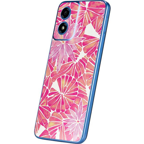 Pink Water Lilies by Cat Coq Moto G Play 4G (2024) Skin