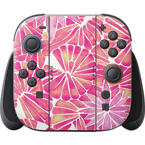 Pink Water Lilies by Cat Coq Nintendo Skins