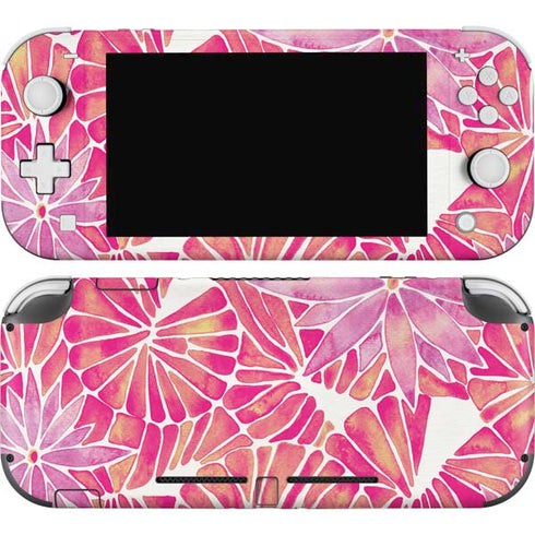 Pink Water Lilies by Cat Coq Nintendo Skins