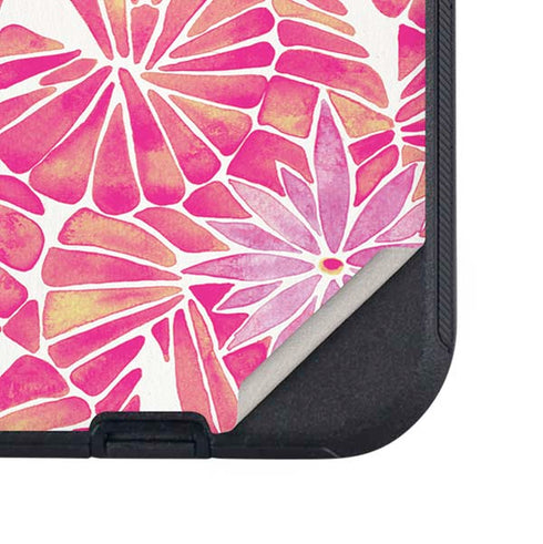 Pink Water Lilies by Cat Coq Otterbox Defender iPhone Skin
