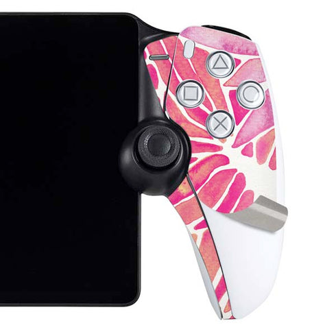 Pink Water Lilies by Cat Coq PlayStation Portal Remote Player Skin