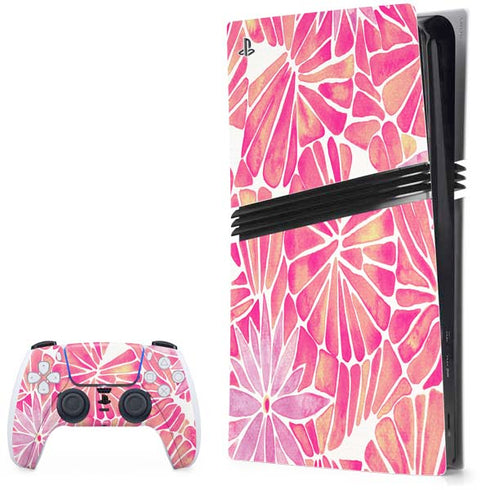 Pink Water Lilies by Cat Coq PlayStation PS5 Skins