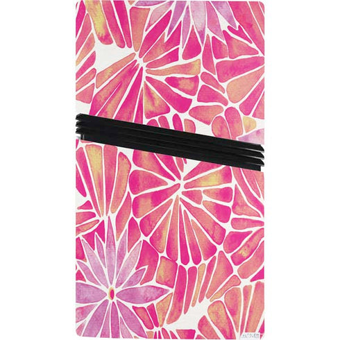 Pink Water Lilies by Cat Coq PS5 Pro Console Skin