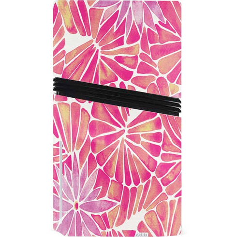 Pink Water Lilies by Cat Coq PS5 Pro Disk Bundle Skin