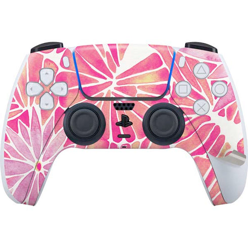 Pink Water Lilies by Cat Coq PS5 Pro Disk Bundle Skin