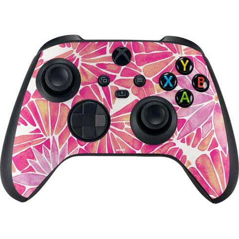 Pink Water Lilies by Cat Coq XBox Series X Digital Edition Bundle Skin