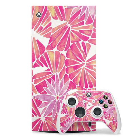 Pink Water Lilies by Cat Coq Xbox Series X Skins