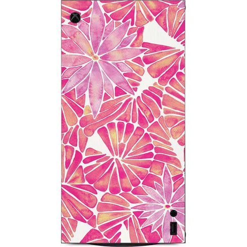 Pink Water Lilies by Cat Coq XBox Series X Digital Edition Console Skin