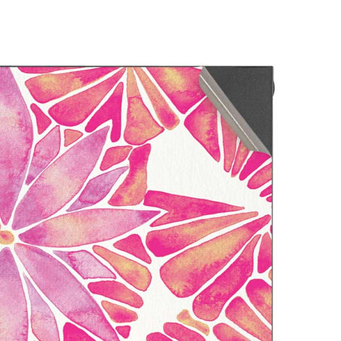 Pink Water Lilies by Cat Coq XBox Series X Digital Edition Console Skin