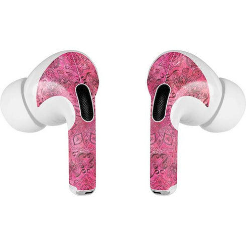Pink Zen Ginseng AirPods Skins